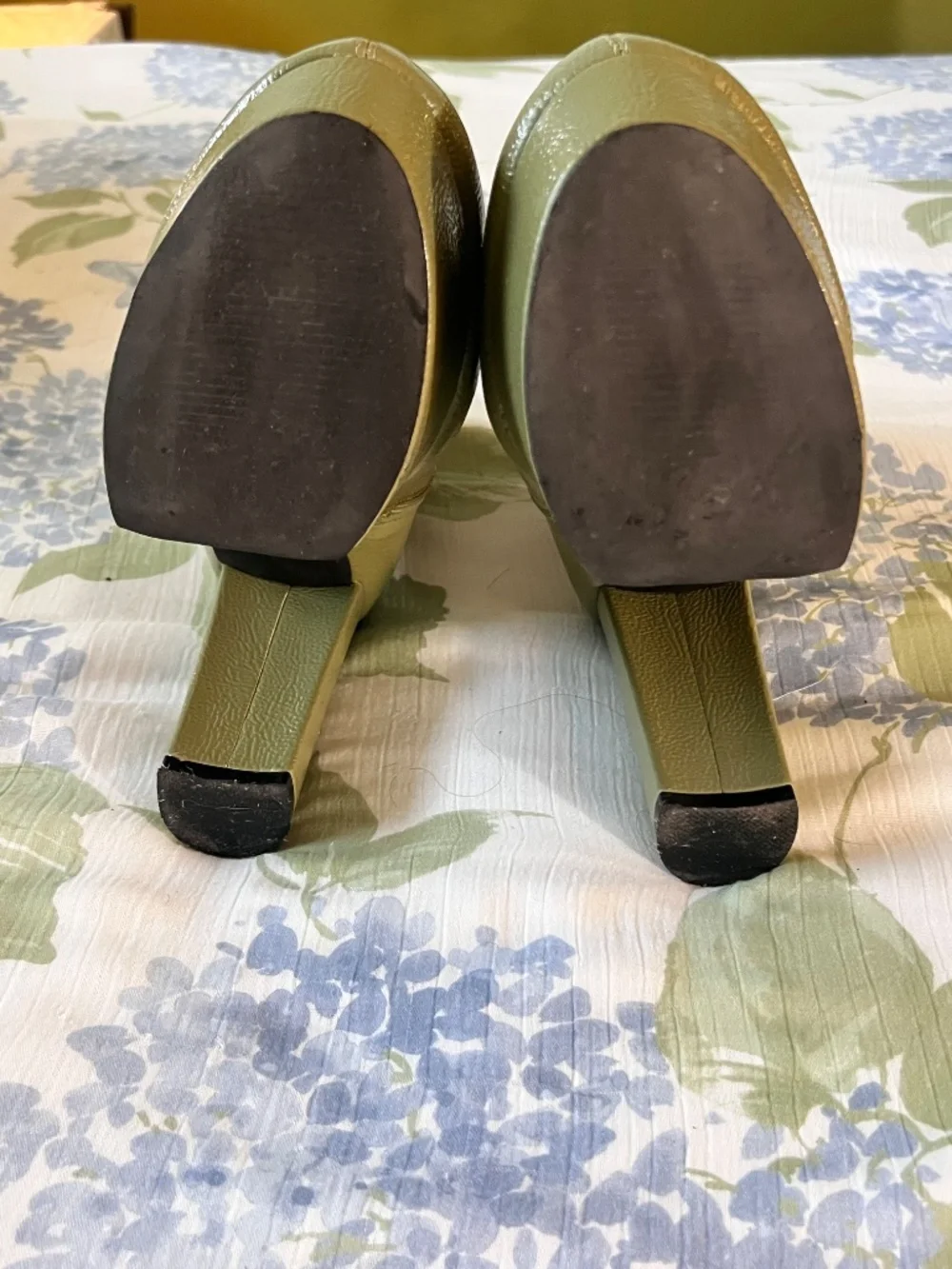 Green disco boots